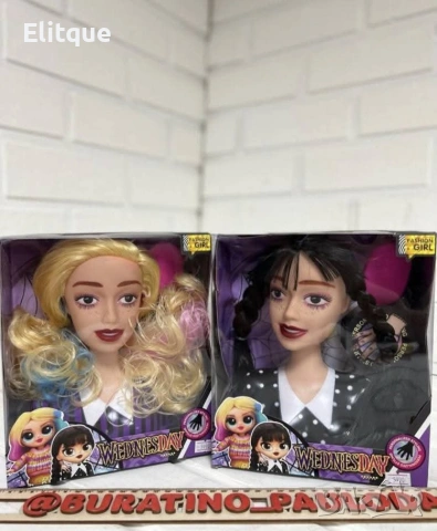 Торс на кукла за оформяне на прически с гребен – Глава за коса и грим