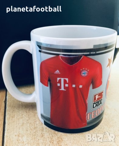 Байерн Мюнхен Нова Уникална фен чаша с Ваше име и номер!Bayern Munchen! 