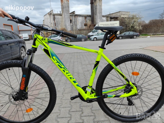 SPRINT Велосипед 29" MAVERICK жълт, снимка 8 - Велосипеди - 53918385
