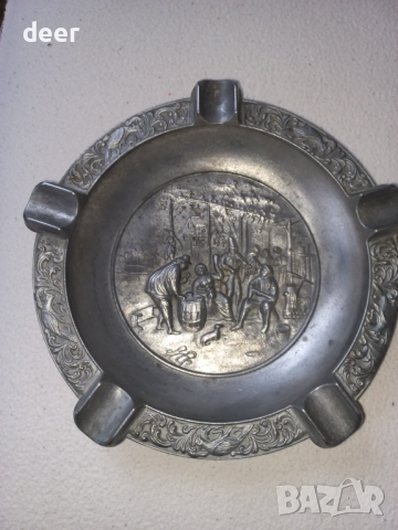 Пепелник от цинк, снимка 5 - Други - 44725578