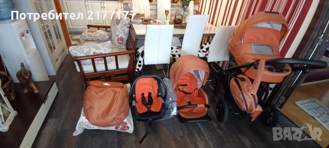 Продавам Buba zaza бебешка количка 3 в 1, снимка 9 - За бебешки колички - 53244395