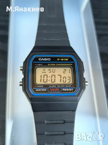 Часовник Casio f-91w, снимка 4 - Мъжки - 56149790
