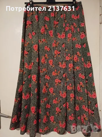 ДАМСКА ПОЛА с ластик в талията  - Размер L  / XL , снимка 1