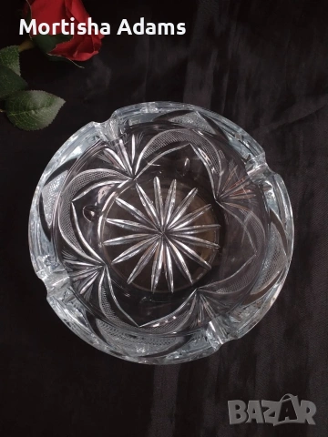 Кристален пепелник, снимка 2 - Колекции - 53916792