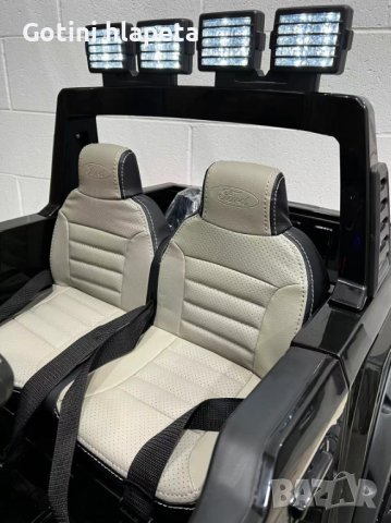 Акумулаторен Двуместен джип Ford super Duty 4X4 2X12V14A(24V) батерия, C MP4, снимка 18 - Детски велосипеди, триколки и коли - 37661761