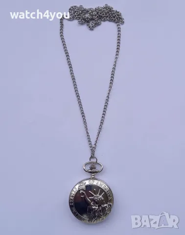 НОВ ДЖОБЕН ЧАСОВНИК ВЕРИЖКА И КАПАК.ДЖОБНИ ЧАСОВНИЦИ С РЕЛЕФНИ ФИГУРИ.POCKET WATCH.DZHOBEN CHASOVNIK, снимка 8 - Джобни - 13873958