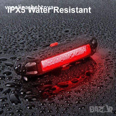 Usb презареждащо водоустойчиво стопче задна светлина за колело велосипед , снимка 5 - Аксесоари за велосипеди - 37118326