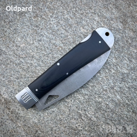 Голям джобен, сгъваем нож Damascus Sous Chef IRR2387, снимка 2 - Ножове - 52706514