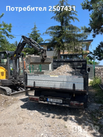 Услуги с мини багери,мини челе товарач и Самосвал, снимка 8 - Индустриална техника - 51980082