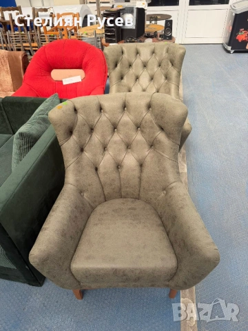 260311 НОВИ кралски кресла  / фотьойл  - цена за БРОЙ 170 евро или 332,49лв  -нови , без забележка, снимка 3 - Дивани и мека мебел - 53992307