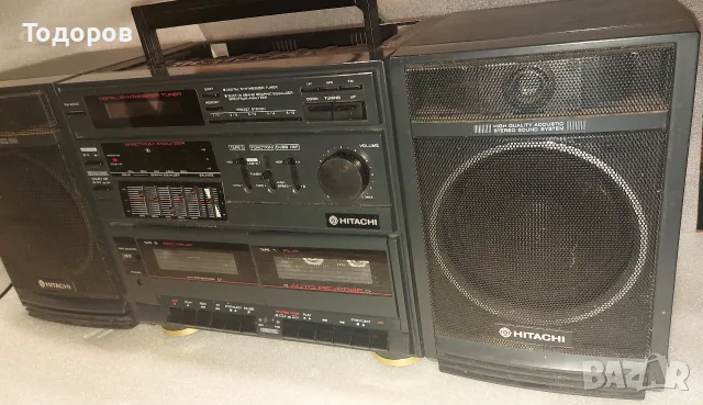 Hitachi MS-W600E Stereo Radio Cassette Recorder , снимка 7 - Радиокасетофони, транзистори - 56144273