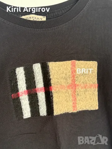 Тениска Burberry M, снимка 2 - Тениски - 55785191