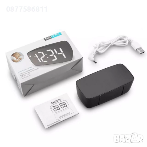 НОВИ СВЕТЕЩИ ЧАСОВНИЦИ.ПОСТОЯННО СВЕТЕЩ LED ЧАСОВНИK НА ТОК, ТЕРМОМЕТЪР БУДИЛНИК SVETESHT CHASOVNIK+, снимка 10 - Други - 51633367