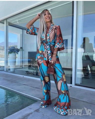 сатенени луксозни комплекти риза и панталон , снимка 16 - Комплекти - 50873330