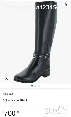 НОВИ ОРИГИНАЛНИ ботуши от естествена кожа Michael Kors, закупени за 700 долара, снимка 1