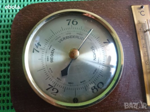 Барометър и термометър , снимка 4 - Антикварни и старинни предмети - 29482165