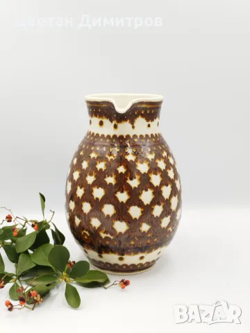 Керамична ваза/кана , снимка 6 - Декорация за дома - 48650540