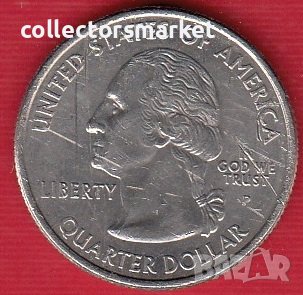 25 цента 2003(Илинойс), САЩ, снимка 2 - Нумизматика и бонистика - 38346741