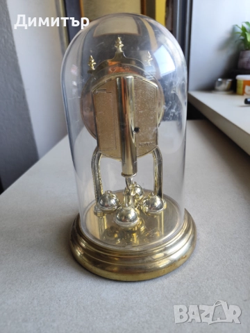 Немски настолен кварцов  часовник РАБОТЕЩ, снимка 3 - Антикварни и старинни предмети - 51559778