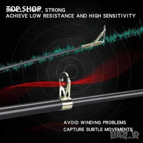 Нова Ултралека телескопична въдица 2.1 м 99% въглеродни влакна за риболов, снимка 8 - Въдици - 49567210