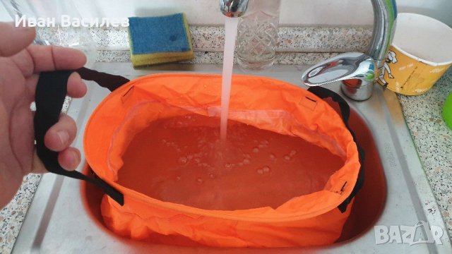 Къмпинг пералничка,ръчна 8л.сгъваема мека ,удобна на Marco Polo