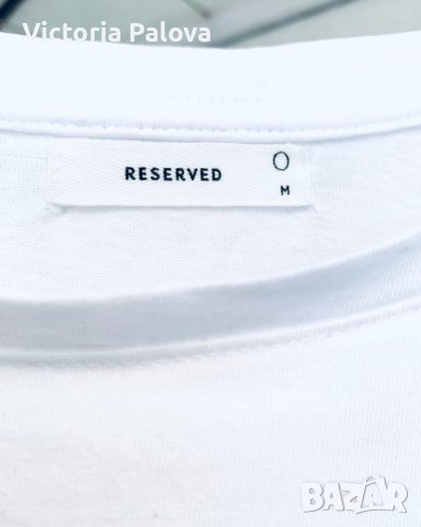 Модерен топ кроп RESERVED памук, снимка 2 - Корсети, бюстиета, топове - 40517344