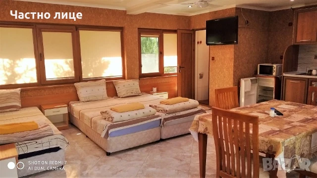 Нощувки Варна! Свободно паркиране! Стаи и Студио с кухня всяка с баня/WC, климатик,хладилник,тераса, снимка 17 - Квартири, нощувки - 25465817