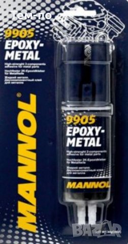 Лепило течен метал MANNOL -Epoxy Metal 30ml