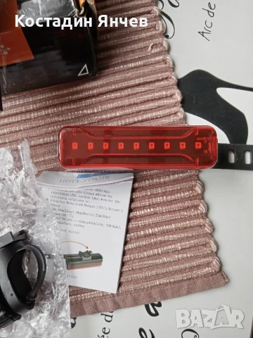 Велосипедни светлини, USB зареждащи се -5 режима , снимка 9 - Аксесоари за велосипеди - 51289617