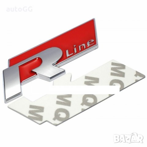 Емблема R line метална/лепеща, снимка 2 - Аксесоари и консумативи - 31478287