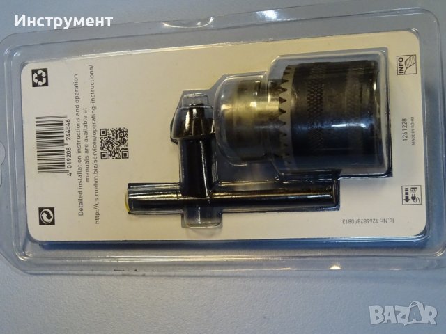 Патронник за бормашина ROHM PRIMA 13-L dril chuck 3/8"-24UNF, снимка 6 - Бормашини - 40142023