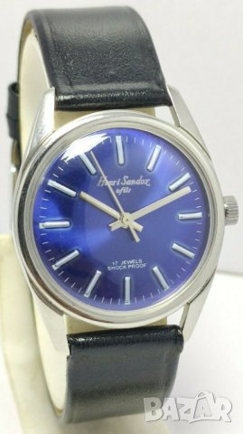 HENRI SANDOZ & FILS SWISS Мъжки ръчен часовник, снимка 7 - Мъжки - 31388357