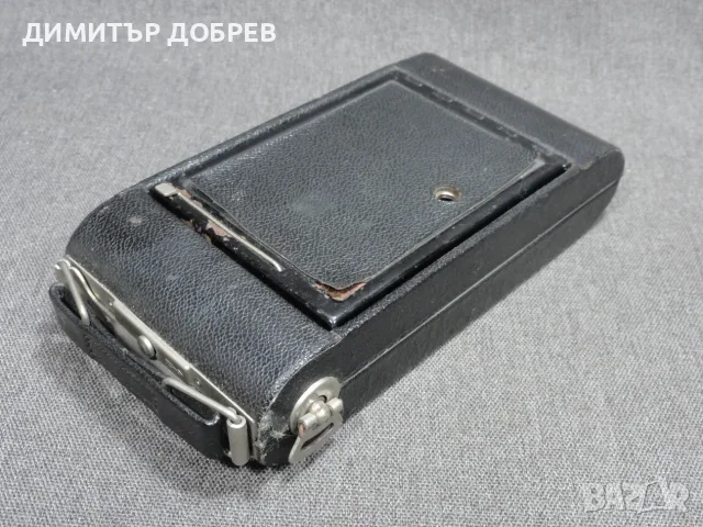 СТАР РЕТРО МЕХОВ ФОТОАПАРАТ EASTMAN KODAK BROWNIE PLIANT SIX-20 FOLDING CAMERA USA, снимка 11 - Антикварни и старинни предмети - 55717502