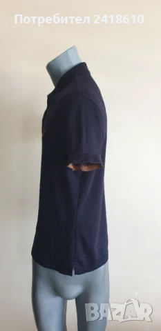 Armani Jeans AJ Badge Logo 3/4 Zip Stretch Cotton Mens Size M  ОРИГИНАЛ! Мъжка Тениска!, снимка 9 - Тениски - 51271734