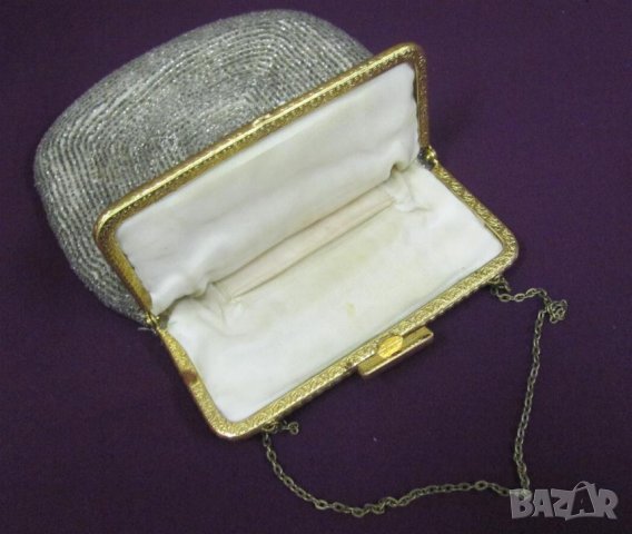 30-те Дамска Чанта с мъниста, снимка 2 - Антикварни и старинни предмети - 36891463