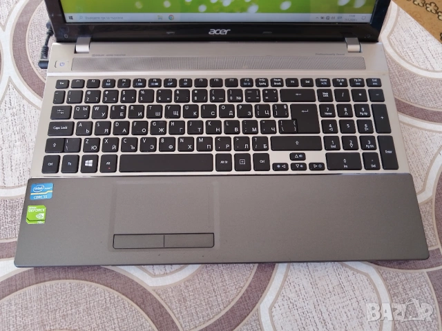 Лаптоп Acer Aspire V3-571G, снимка 6 - Лаптопи за дома - 53107782