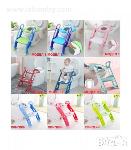 ДЕТСКА СЕДАЛКА-АДАПТЕР ЗА ТОАЛЕТНА ЧИНИЯ СЪС СТЪЛБА - код 2600, снимка 9 - Други - 33930407