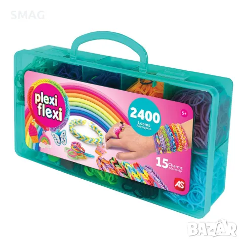 Комплект с 2400 гумени ленти (ластици) и 15 аксесоара S_1246669, снимка 3 - Образователни игри - 49222676