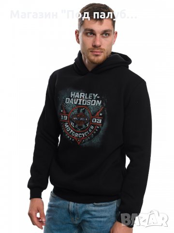 Нов мъжки суичър с дигитален печат HARLEY DAVIDSON, мотори, снимка 9 - Суичъри - 29419939