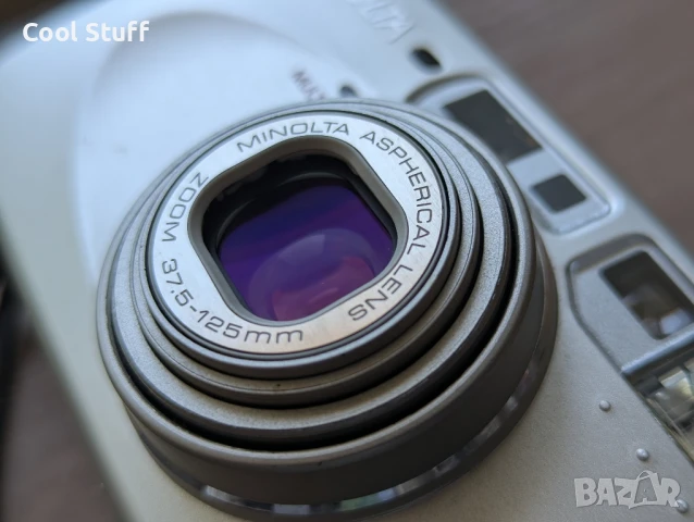 Компактен лентов фотоапарат Minolta RIVA Zoom 125, снимка 2 - Фотоапарати - 51088826