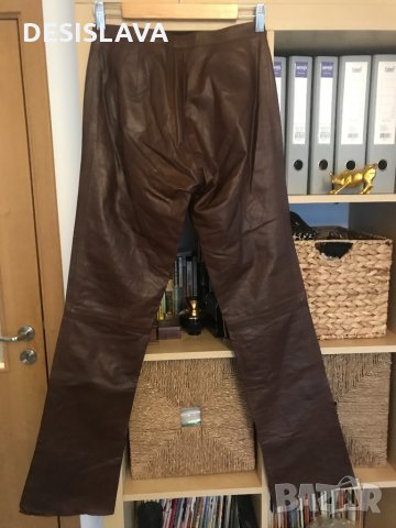 POLO RALPH LAUREN кожени дамски панталони XS/S, снимка 3 - Панталони - 34476532