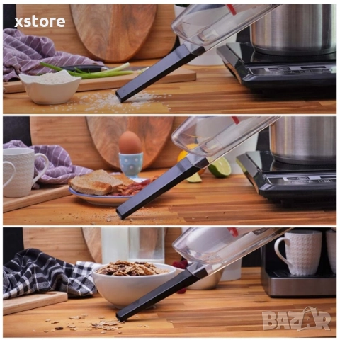 Прахосмукачка вертикална и ръчна 2в1 Rosberg, 600W, 0.8л., снимка 5 - Прахосмукачки - 52796094