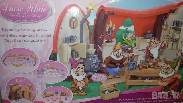 Намалена! Къща на Снежанка и седемте джуджета\в комплекта са само 2\, снимка 2 - Кукли - 29806972