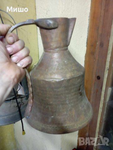 Продавам стара медна кана, снимка 1