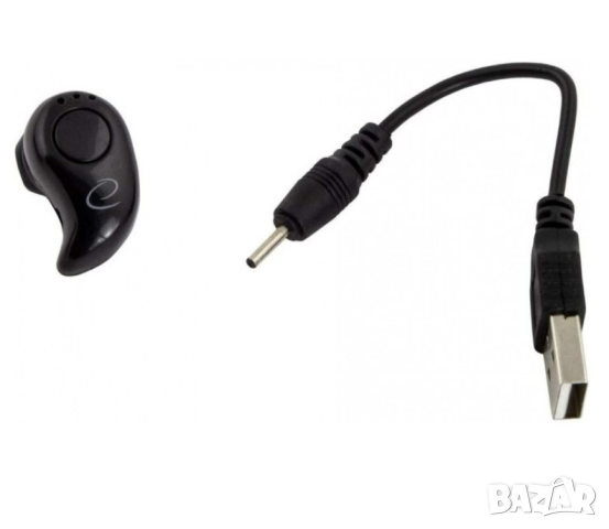 Bluetooth слушалка Esperanza EH185, Sumba,черни,  2 ГОДИНИ ГАРАНЦИЯ, снимка 1 - Безжични слушалки - 44613717