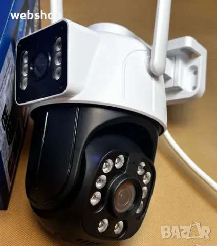 LYLU Двойна Smart WiFi безжична IP 6 mpx камера последен модел 2024 година с FULL-HD видеозаснемaне, снимка 5 - HD камери - 47935115