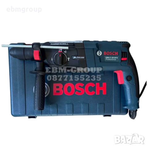 Bosch Перфоратор / Къртач бош SDS Plus 2 - 28 DFR 1100w +2ри патронник, снимка 10 - Други инструменти - 44594026