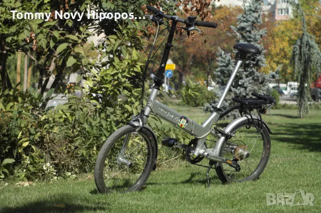 Алуминиев сгъваем велосипед Giant , снимка 3 - Велосипеди - 47378198