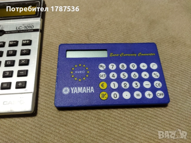  Три стари кслкулатора10евро, снимка 9 - Колекции - 53300004