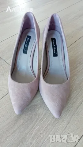 Обувки на ток - лилави, снимка 6 - Дамски обувки на ток - 48843387